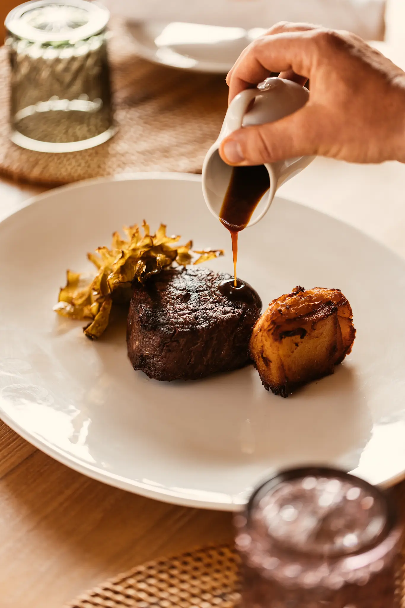 Dish from the Mediterranean menu at Elements Ibiza